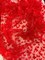 1 Yard Red 3D Satin Butterfly Mesh Fabric for Dresses, Costumes, and Creative Projects 54 Inch Wide